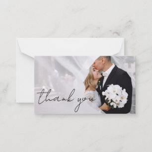 De Correspondance merci carte photo mariage script moderne