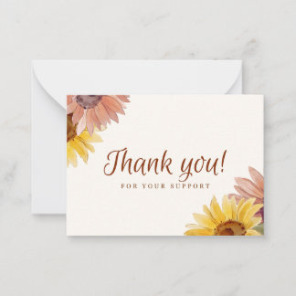 De Correspondance Merci Floral Pour Votre Carte D'Assistance