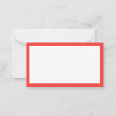 De Correspondance MINI COEURS 3,5x2 Carte Plate II / Horizontal (Dos)