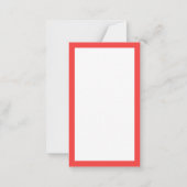 De Correspondance MINI COEURS 3,5x2 Carte Plate II / Vertical (Dos)