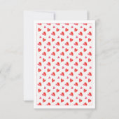 De Correspondance MINI COEURS Carte plate vierge 3,5x5 (Devant)