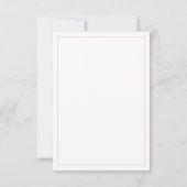 De Correspondance MINI COEURS Carte plate vierge 3,5x5 (Dos)