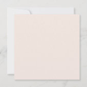 De Correspondance Monogramme Simple Script Chic Blush Social Carte p (Dos)