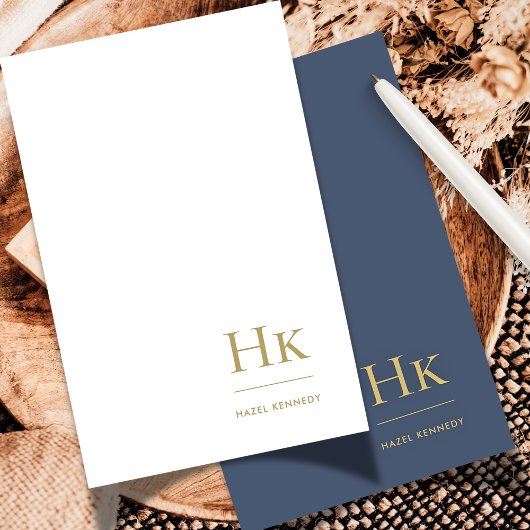 De Correspondance Monogramme Social Carte pour notes Professionnel M