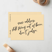 De Correspondance Ne juge pas la carte Peach (Devant/Arrière en situation)