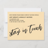 De Correspondance Ne juge pas la carte Peach (Dos)