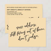 De Correspondance Ne juge pas la carte Peach (Devant / Derrière)