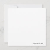 De Correspondance Note Carte Little Miss Sweet Pea - Infirmière (Dos)