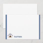 De Correspondance Note Plat Carte Zodiac Sagittarius (Devant / Derrière)