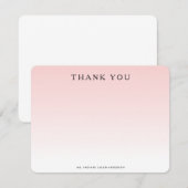 De Correspondance OMBRE MERCI Carte pour notes (Devant / Derrière)