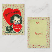 De Correspondance Pack carte Valentine pour enfants (Devant / Derrière)