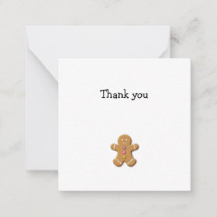 De Correspondance Pain d'épices Homme Mini Remerciements Carte Note