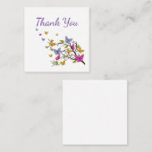 De Correspondance Papillon merci carte pour notes (Devant / Derrière)