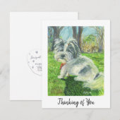 De Correspondance Penser à votre carte (Devant / Derrière)