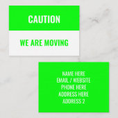 De Correspondance Personnaliser, personnalisation Carte d'informatio (Devant / Derrière)