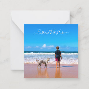 De Correspondance Photo personnalisée et carte texte avec vos photos