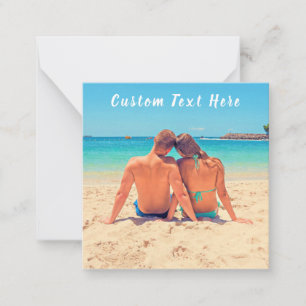 De Correspondance Photo personnalisée et carte texte avec votre prop