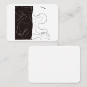 De Correspondance Pour vous rencontrer carte pour notes (Devant / Derrière)