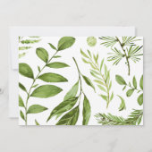 De Correspondance prairie sauvage | Carte à plat pour papeterie (Dos)