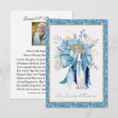 De Correspondance Prière commémorative funéraire catholique Carte Sa (Devant / Derrière)