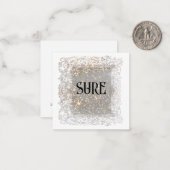 De Correspondance *~* Relation SURE AP63 Carte à note plate AP63 (Devant/Arrière en situation)