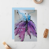 De Correspondance Répandre votre carte pour notes d'ailes (Devant/Arrière en situation)