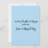 De Correspondance Répandre votre carte pour notes d'ailes (Dos)