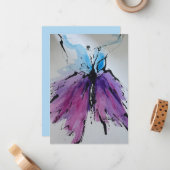 De Correspondance Répandre votre carte pour notes d'ailes (Devant/Arrière en situation)