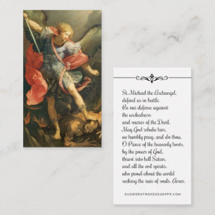 De Correspondance Saint Michel l'Archange Prière Carte Sainte