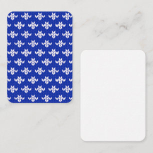 De Correspondance SCANDIA BLUE KNIT 3.5x2.5 Carte plate / Verticale