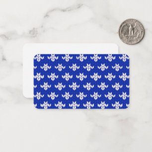 De Correspondance SCANDIA BLUE KNIT 3.5x2 Carte plate / Horizontale
