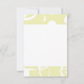 De Correspondance Signes graphiques Abstraits Carte à note plate (Devant)