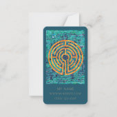 De Correspondance SIGNET d'affaires LABYRINTH II - Carte 3,5 x 2 (Devant)