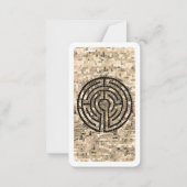 De Correspondance SIGNET LABYRINTH V - Carte 3.5x2 (Dos)
