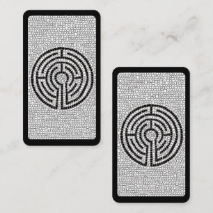 De Correspondance SIGNET LABYRINTH VII - Carte 3.5x2 / Noir