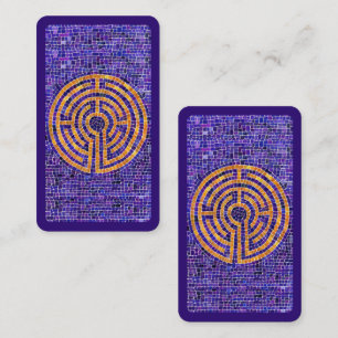 De Correspondance Signet LABYRINTHE MOSAÏQUE - Carte 3,5x2