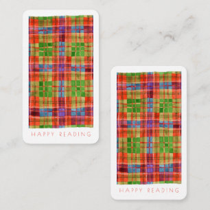 De Correspondance SIGNET TARTAN MAC RAE - Carte 3.5x2 + texte