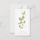 De Correspondance SIGNET THYME FRAIS - Carte 3.5x2 + texte (Devant)