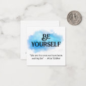 De Correspondance *~* SOYEZ VOUS AP62 Alice Walker Carte à note plat (Devant/Arrière en situation)