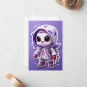 De Correspondance Spiderman - Carte plate (Devant/Arrière en situation)