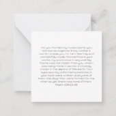 De Correspondance Sunshine Carte d'Affirmation Quotidienne (Dos)