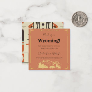 De Correspondance Tatanka BisonYellowstone Ranch Mariage carte détai