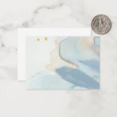 De Correspondance "The Sweets" : Carte d'art Abstraite originale (Devant/Arrière en situation)