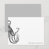 De Correspondance Tide's Tentacles | Carte plate fixe (Devant / Derrière)