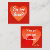 De Correspondance Vous êtes aimé Carte (Devant / Derrière)