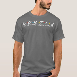 De Cortez familie Cortez achternaam Cortez achtern T-shirt