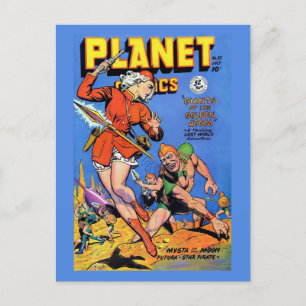 De cover van Planet Comics #55    strip Briefkaart