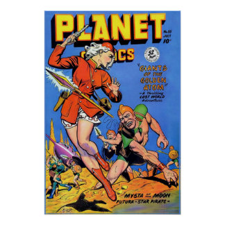 De cover van Planet Comics #55 | strip Perfect Poster