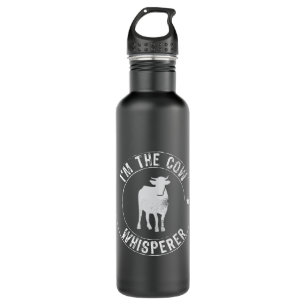 De Cow Whisperer - Farming Farmer Gift Waterfles
