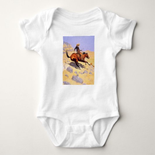 De Cowboy (door Frederic Remington) Romper (Voorkant)